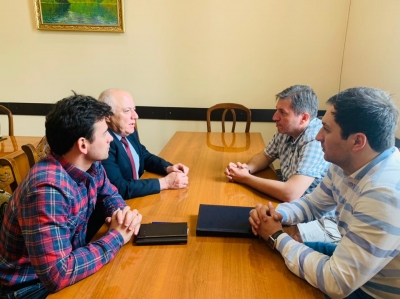 прошла встреча с Али Мухаммад Татажем, Советником Чрезвычайного и полномочного посла Республика Абхазия в Сирии